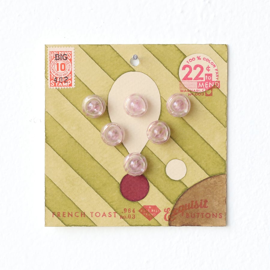 Image of Pea Green Button Card 32