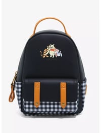 WINNIE DA POOOH AND FRIENDS BLACK BACKPACK