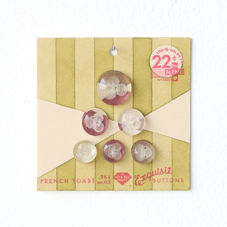 Image of Pea Green Button Card 34