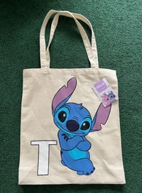 Disney Stitch Initial T Design Reusable Bag