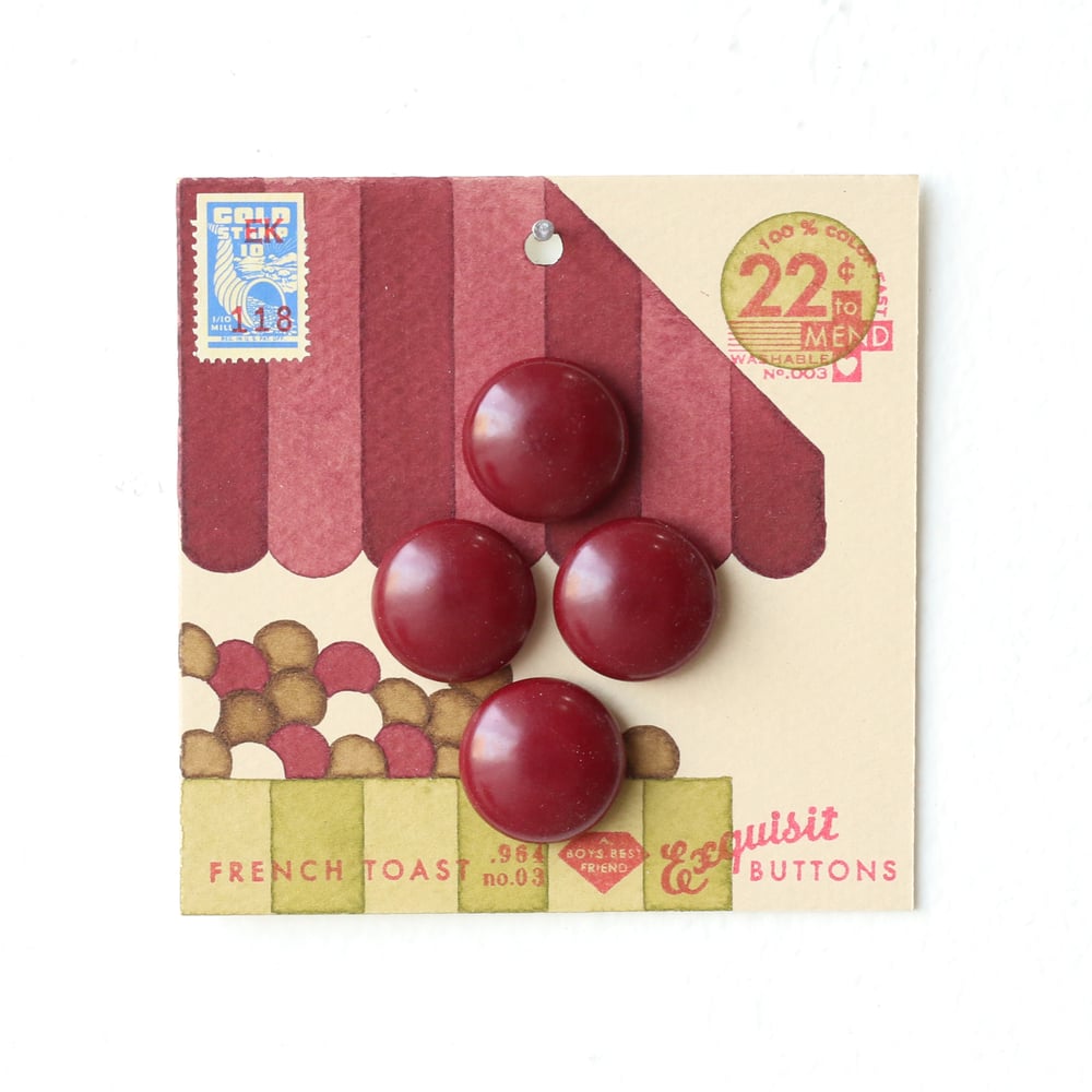 Image of Pea Green Button Card 36