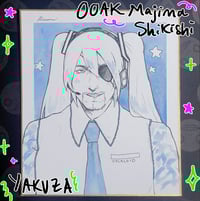 OOAK Majima Miku Shikishi Board 