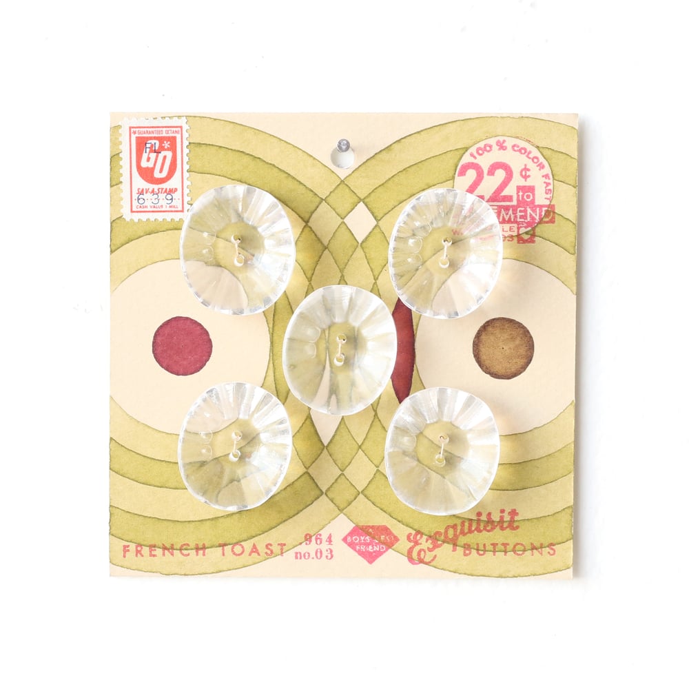 Image of Pea Green Button Card 38