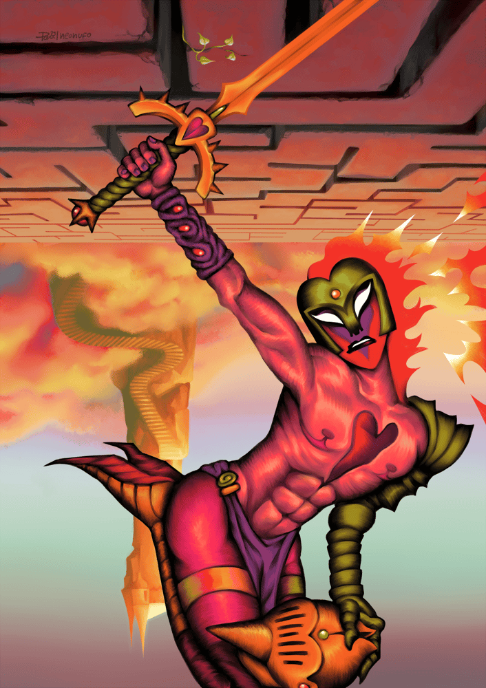 Image of "Spellblade" Lubi (print)