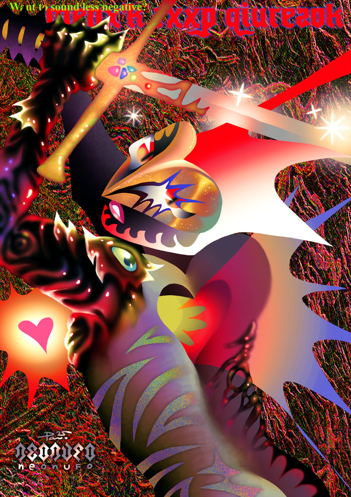 Image of "less negative" Lubi (print)