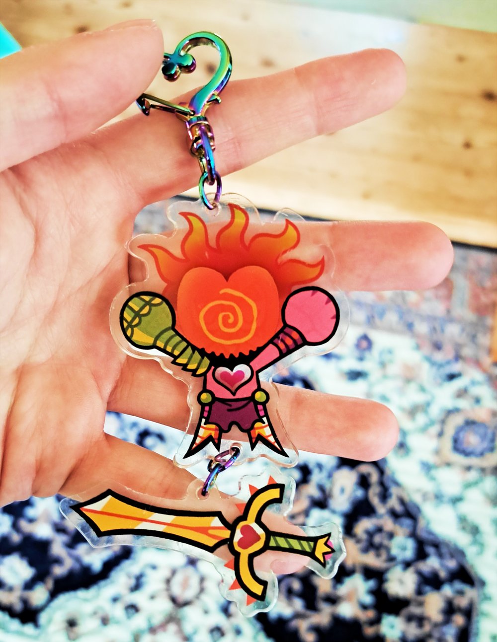 Image of KNIGHT LUBI 💖 2.5'' Acrylic Keychain