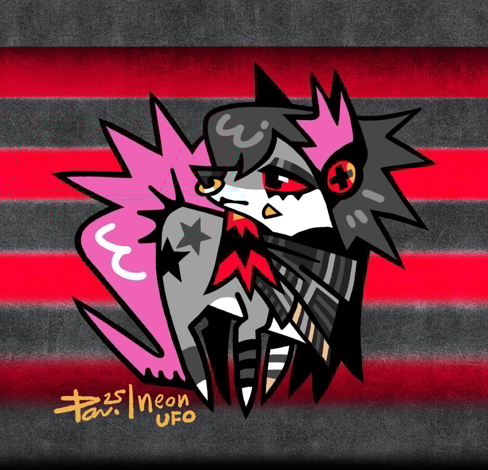 Image of xX_SPARKLEDOG/GLOOMDOG_Xx π 2.5'' Acrylic Keychain