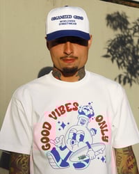 Image 3 of New Good Vibes Only T-Shirt + Snapback 