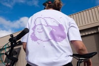 Image 5 of Low-Res Betty T-shirt / White + Lavender 