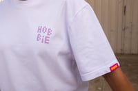 Image 6 of Low-Res Betty T-shirt / White + Lavender 