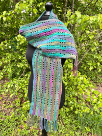 Image 1 of Heathers Crocheted Scarf 