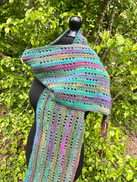 Image 2 of Heathers Crocheted Scarf 