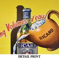 Image 3 of Ricard - Cinq Volume d'eau | Roland Ansieau | Vintage Poster | Wall Art Print