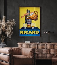 Image 2 of Ricard - Cinq Volume d'eau | Roland Ansieau | Vintage Poster | Wall Art Print