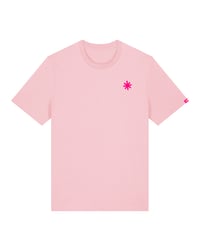 Image 2 of Friendly* T-shirt /  Pink + Hot Pink