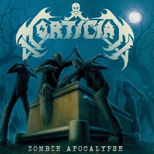 Image of MORTICIAN - Zombie Apocalypse (Blue w/ Splatter) LP