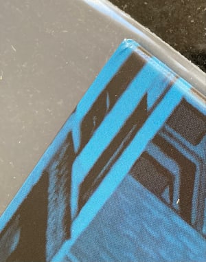 Image of MORTICIAN - *slight spine creasing* Darkest Day Of Horror  (Sea Blue w/ Splatter) LP