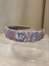 Image 1 of Sequin Headband - Iridescent 