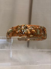 Image 2 of Sequin Headband - Gold