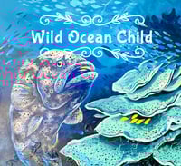 Image 2 of Babies Jumpsuit Printed Art ‘Wild Ocean Child’