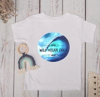 Image 1 of Toddlers Tee Printed Art ‘Wild Ocean Child’