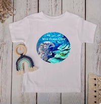 Image 1 of Toddler Tee Printed Art ‘Wild Ocean Child’