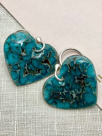 Image 2 of Teal hearts 