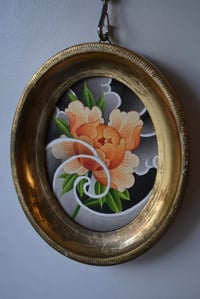 Image 2 of Oval Peonies (Original)