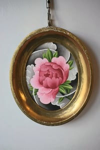Image 3 of Oval Peonies (Original)