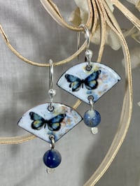 Image 1 of Butterflies with sodalite gemstones 