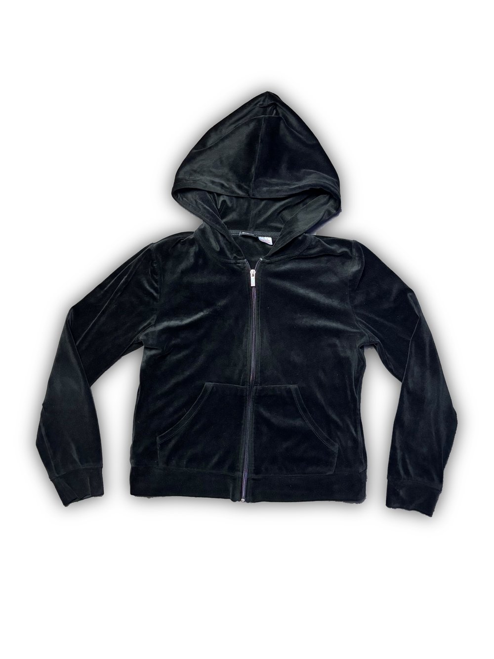 Image of Black Velour Jacket (S) - Antifa Couture (JA26)