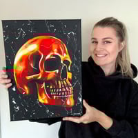 Skull original painting 