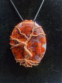Red Jasper Tree of Life Pendant 