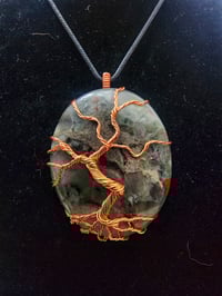Bloodstone Tree of Life Pendant 