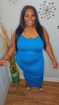 Image 1 of Tiffany Maxi Dress(Turquoise)