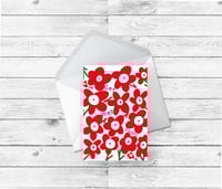 Image 3 of Get Well Soon! Poppies Greeting Card