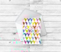 Image 3 of With Love Hearts Card