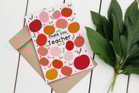 Image 4 of Thank You Teacher Apples Card