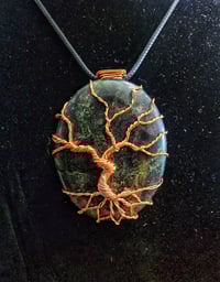 Kambaba Jasper Tree of Life Pendant 