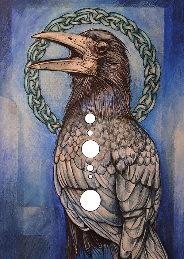 Image of Rook - Corvid Print 4