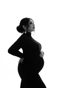 Image 1 of Simple Studio Maternity Session- deposit 