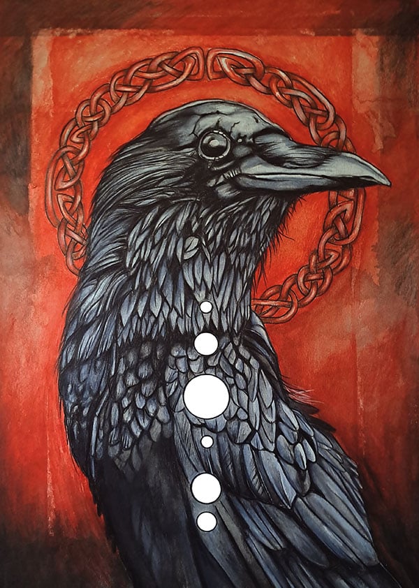 Image of Raven - Corvid Print 1