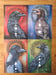 Image of Corvid Print Set - Rook, Raven, Hooded Crow & Jackdaw.
