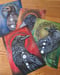 Image of Corvid Print Set - Rook, Raven, Hooded Crow & Jackdaw.