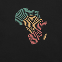 Image 5 of Africa Map African DNA Fingerprint Pan Africa Unisex t-shirt