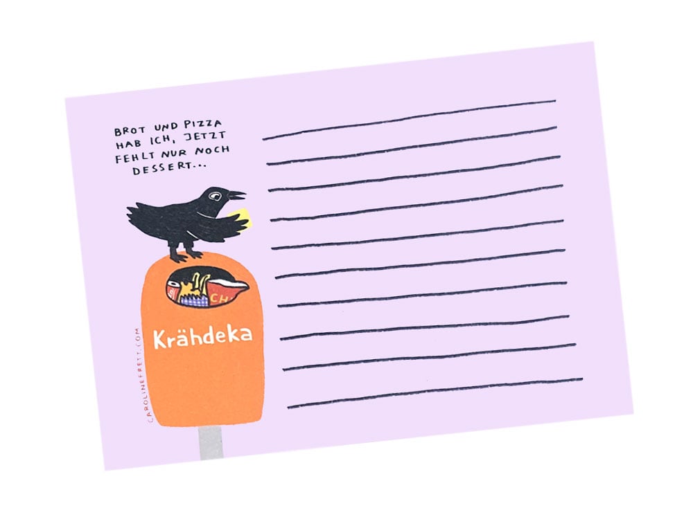 Image of NOTIZBLOCK Krähdeka