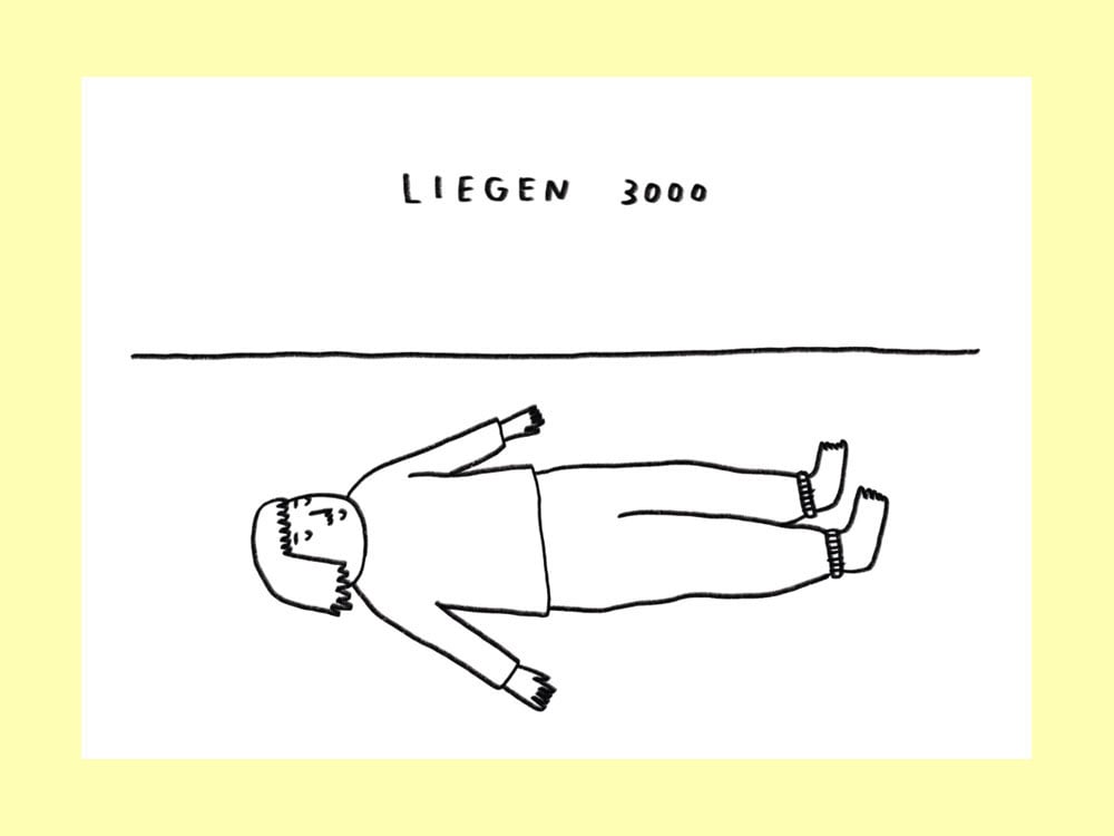 Image of POSTKARTE Liegen 3000
