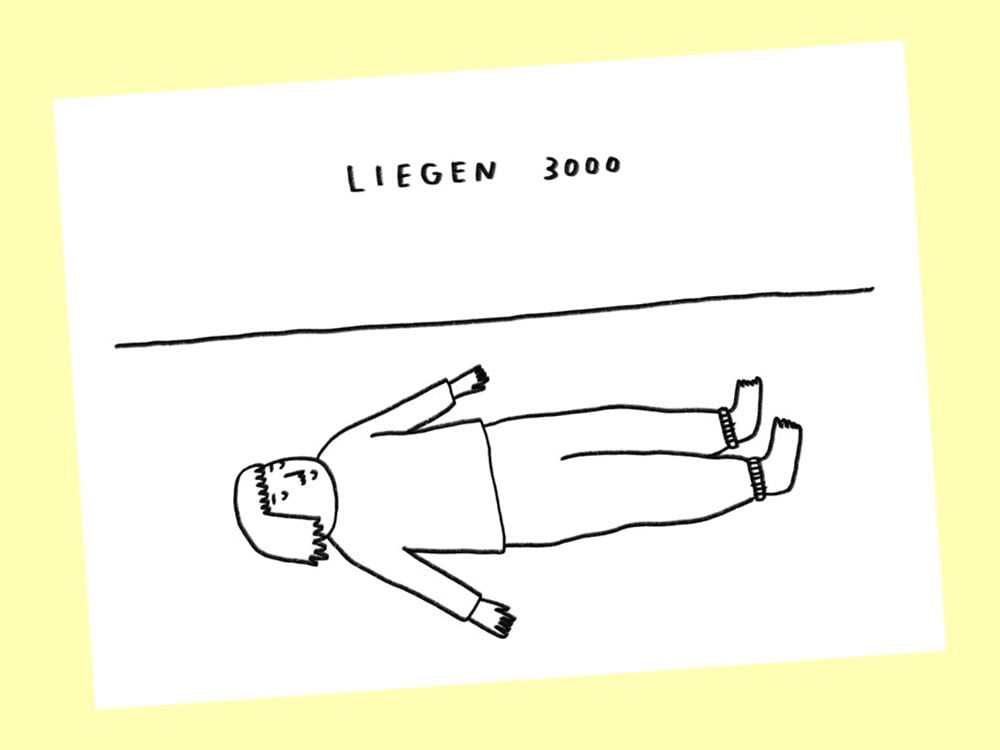 Image of POSTKARTE Liegen 3000