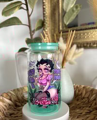 Image 1 of Bettyboop Glass ombré tumbler 