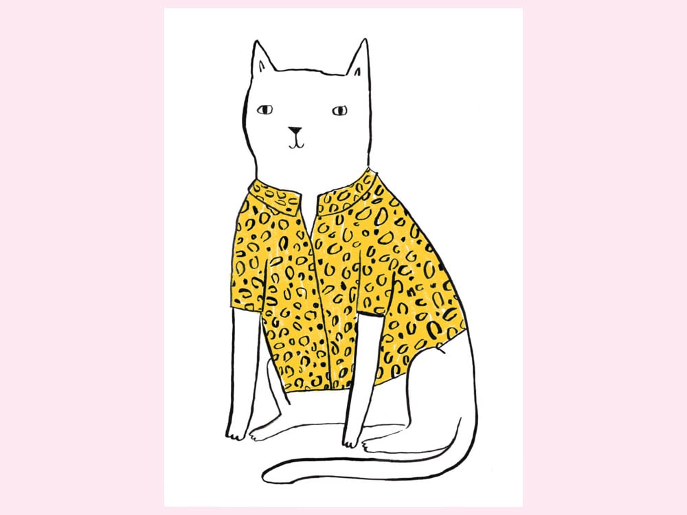 Image of POSTKARTE Leopard